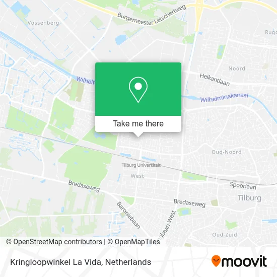 Kringloopwinkel La Vida map