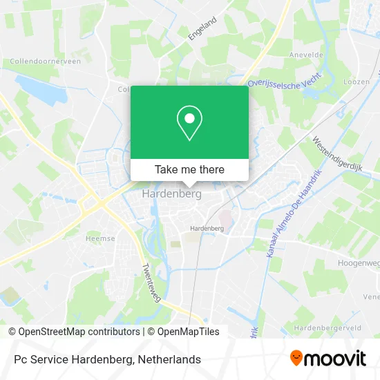 Pc Service Hardenberg map
