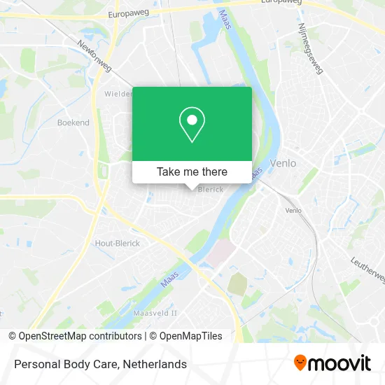 Personal Body Care map