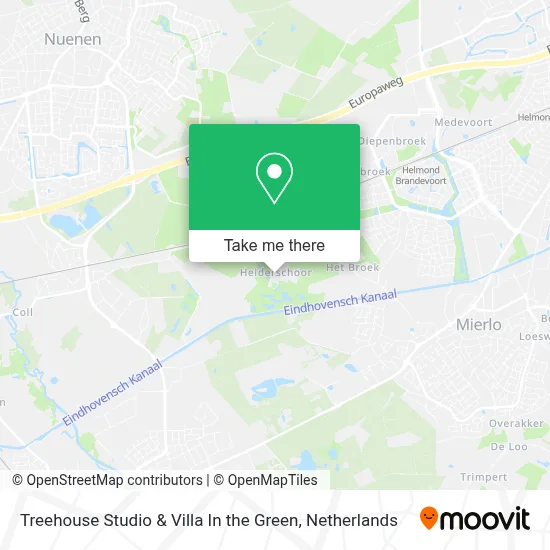 Treehouse Studio & Villa In the Green map