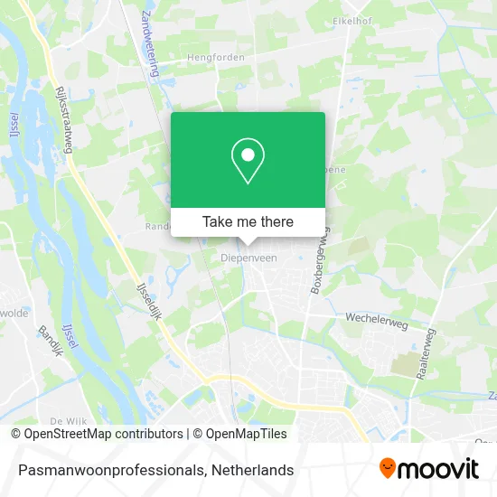 Pasmanwoonprofessionals map