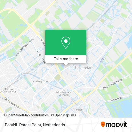 Postnl Pakketpunt map