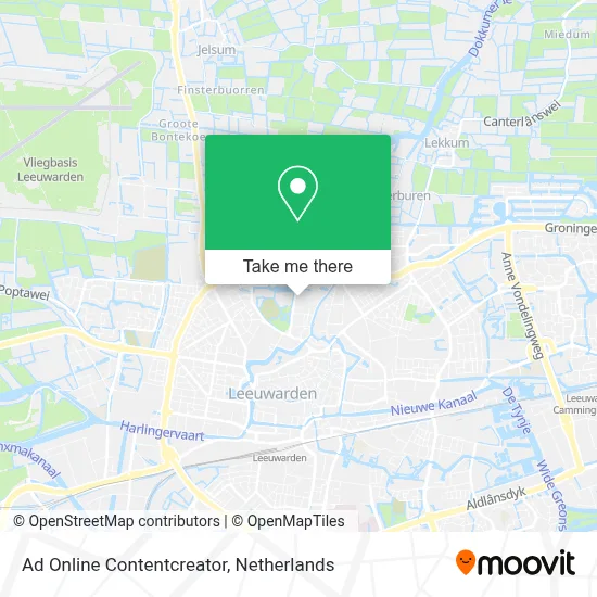 Ad Online Contentcreator map
