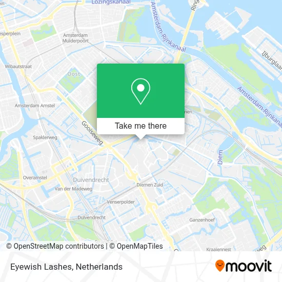 Eyewish Lashes map