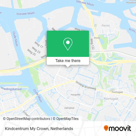 Kindcentrum My Crown map