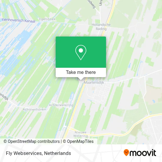 Fly Webservices map