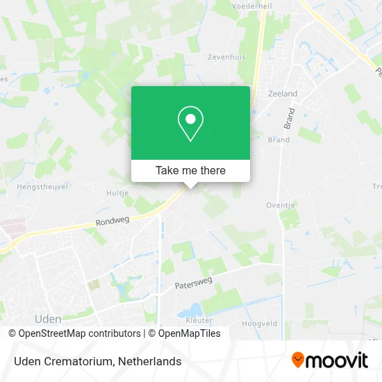 Uden Crematorium map
