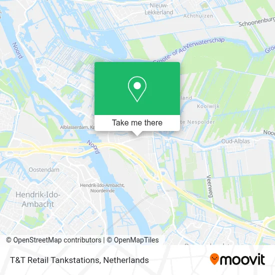 T&T Retail Tankstations map
