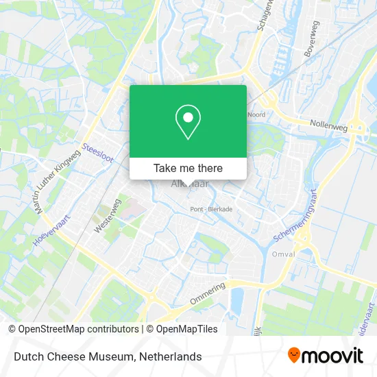 Dutch Cheese Museum map