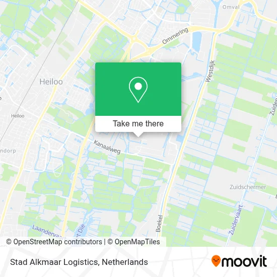 Stad Alkmaar Logistics map