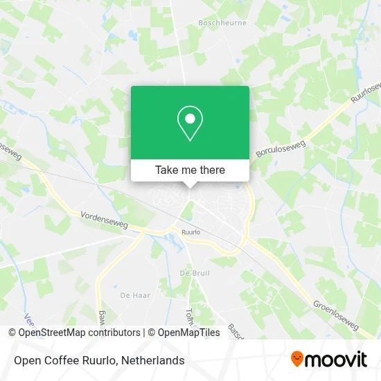 Open Coffee Ruurlo map