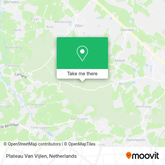 Plateau Van Vijlen map