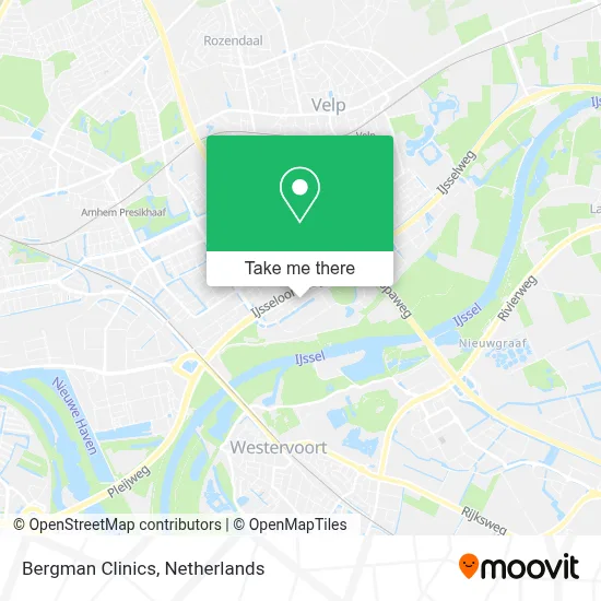 Bergman Clinics map