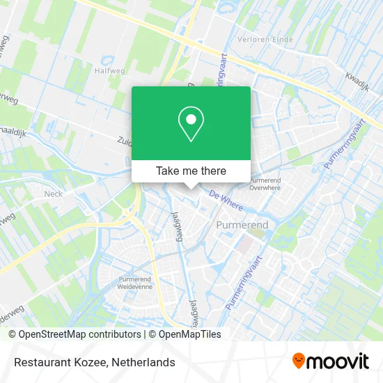Restaurant Kozee map