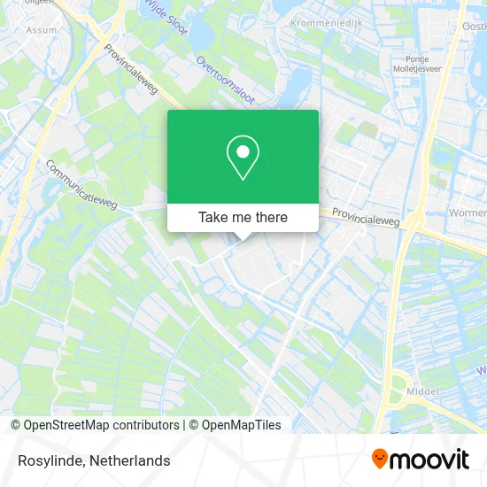 Rosylinde map