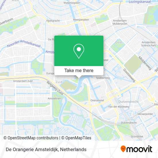 De Orangerie Amsteldijk map