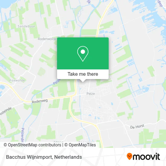 Bacchus Wijnimport map