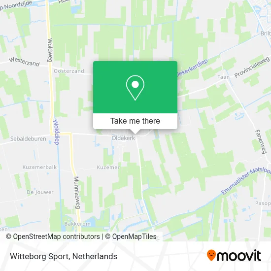 Witteborg Sport map