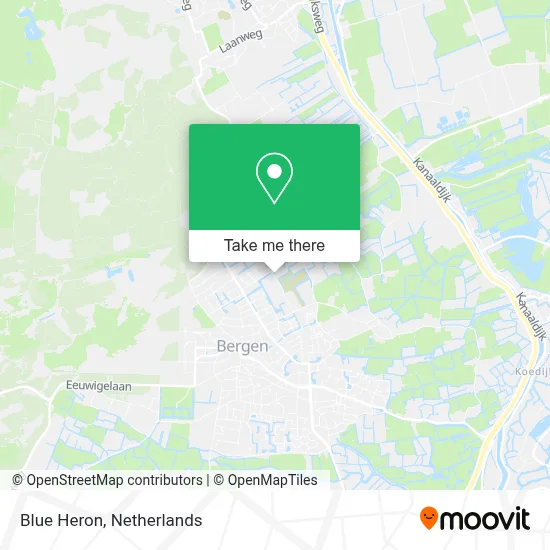 De Blauwe Reiger map