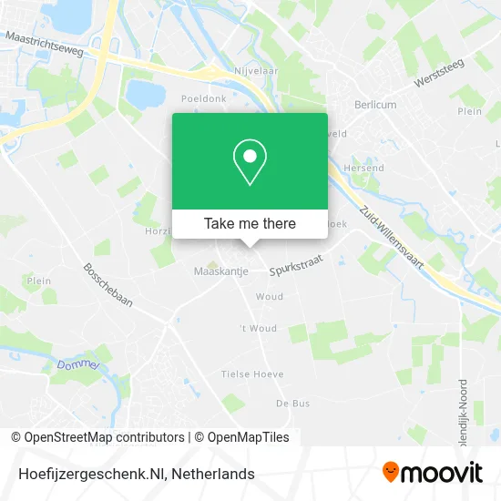 Hoefijzergeschenk.Nl map