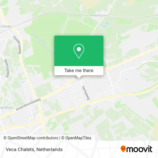 Veca Chalets map