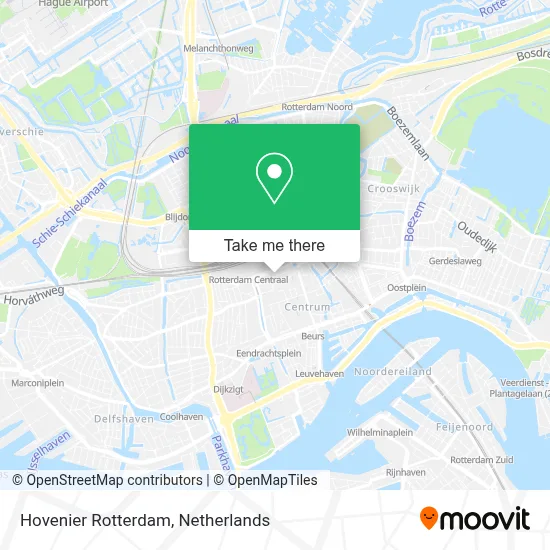 Hovenier Rotterdam map