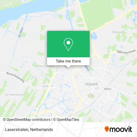 Laserstralen map