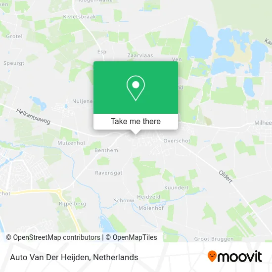 Auto Van Der Heijden Karte