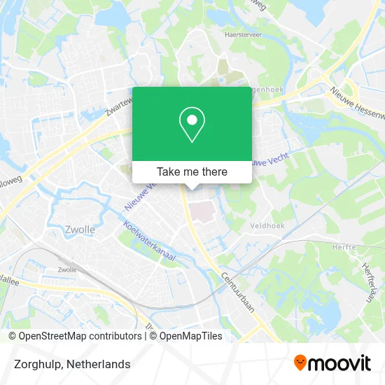 Zorghulp map