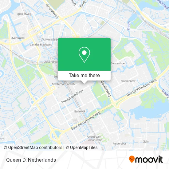 Queen D map
