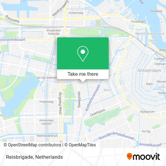 Reisbrigade map