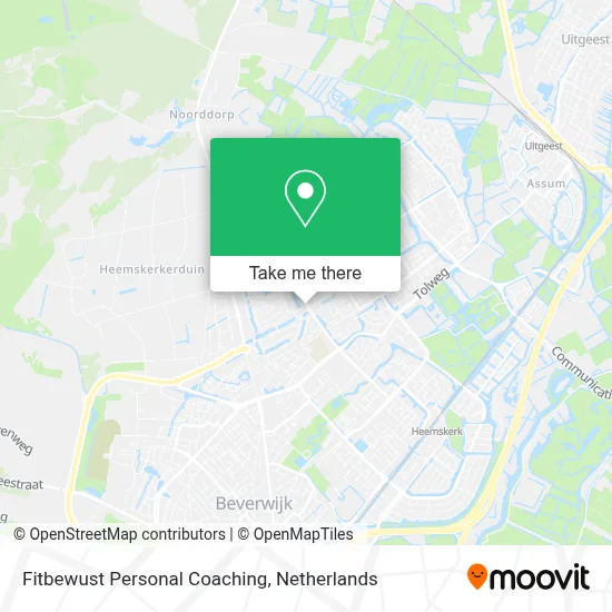 Fitbewust Personal Coaching map