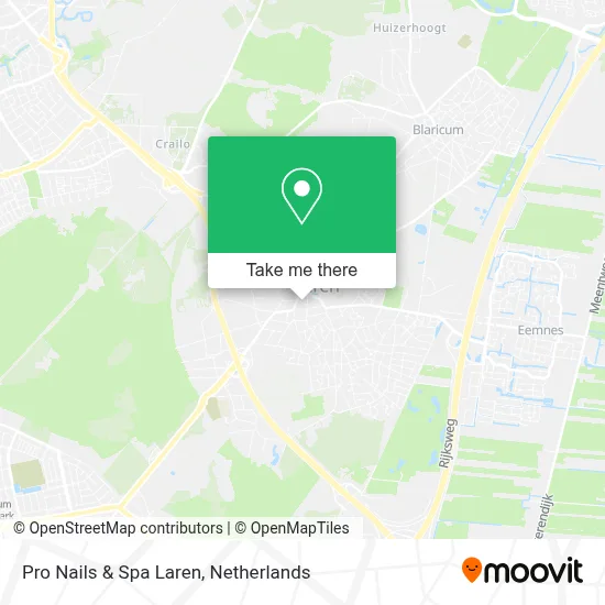 Pro Nails & Spa Laren map