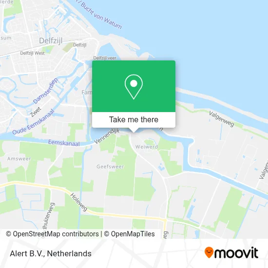 Alert B.V. map