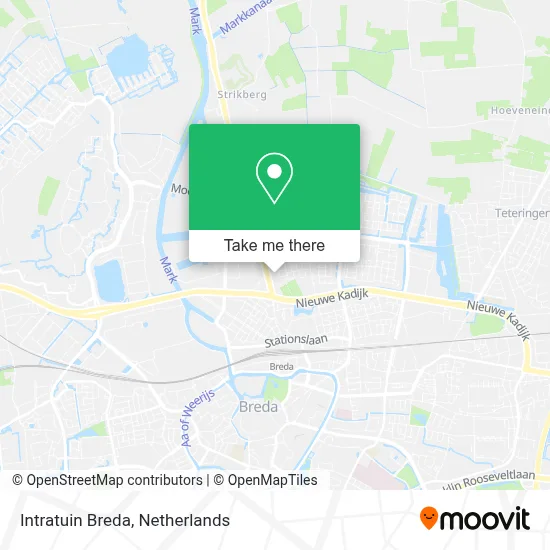 Intratuin Breda map