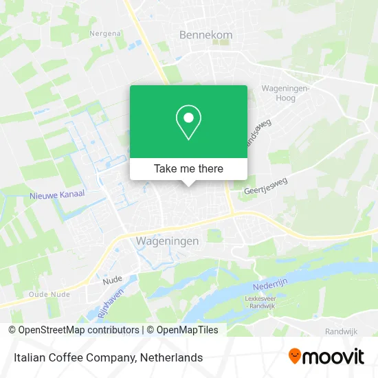 Italian Coffee Company map