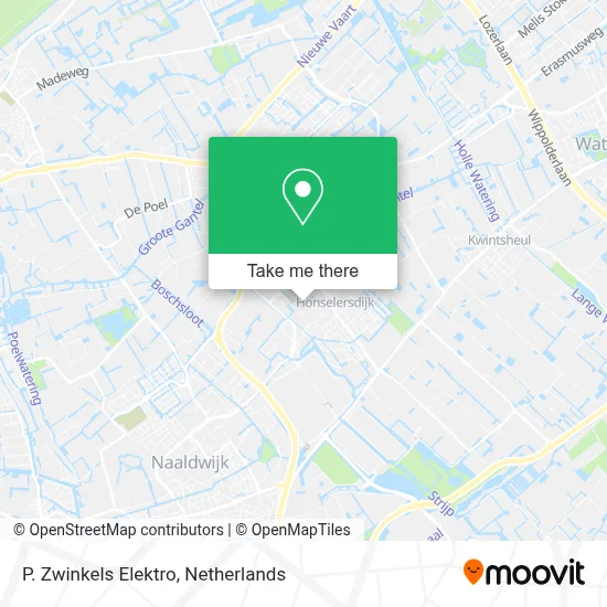 P. Zwinkels Elektro map