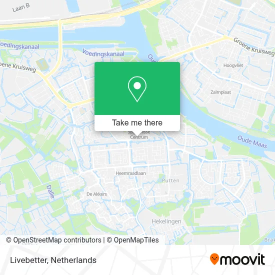 Livebetter map