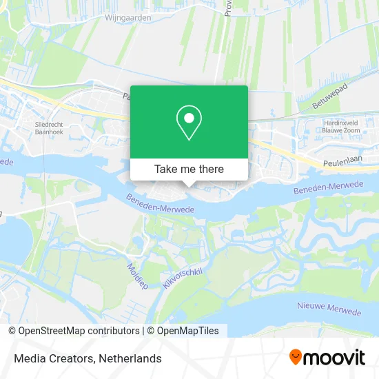 Media Creators map