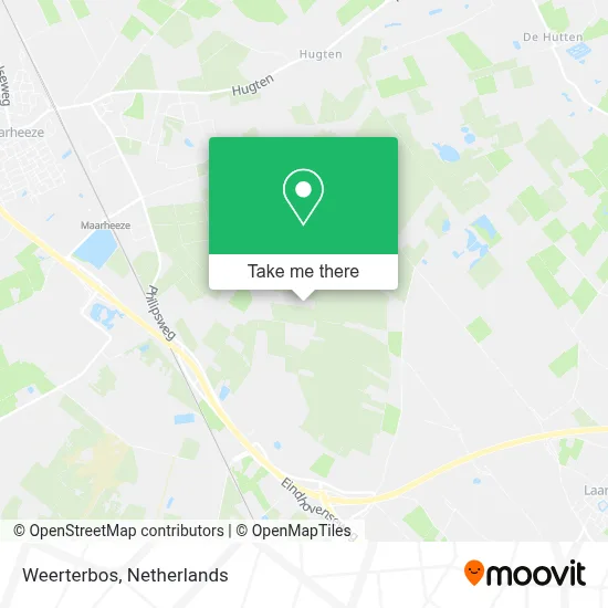 Weerterbos map