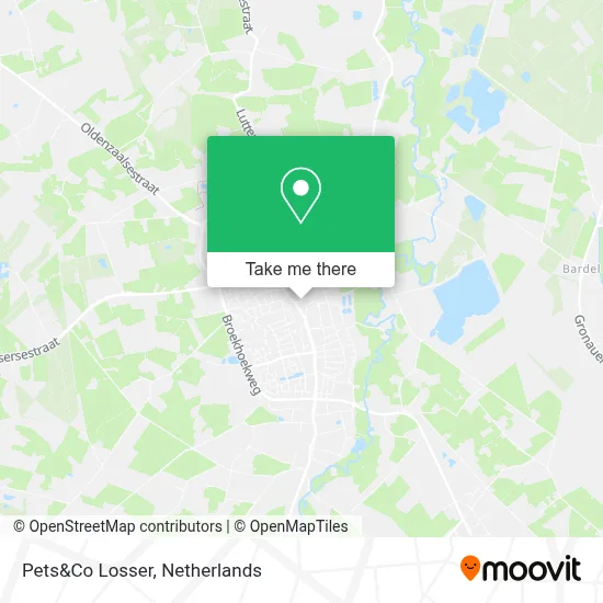 Pets&Co Losser map