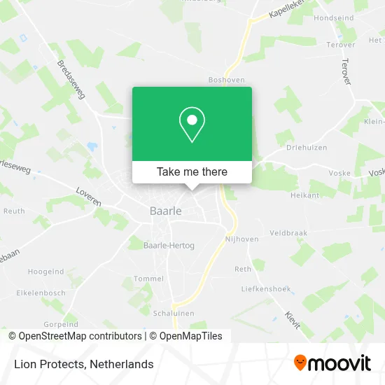 Lion Protects map