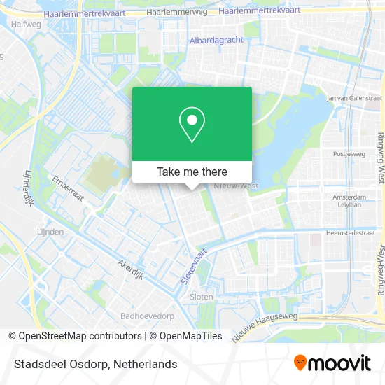 Stadsdeel Osdorp map