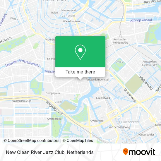New Clean River Jazz Club map