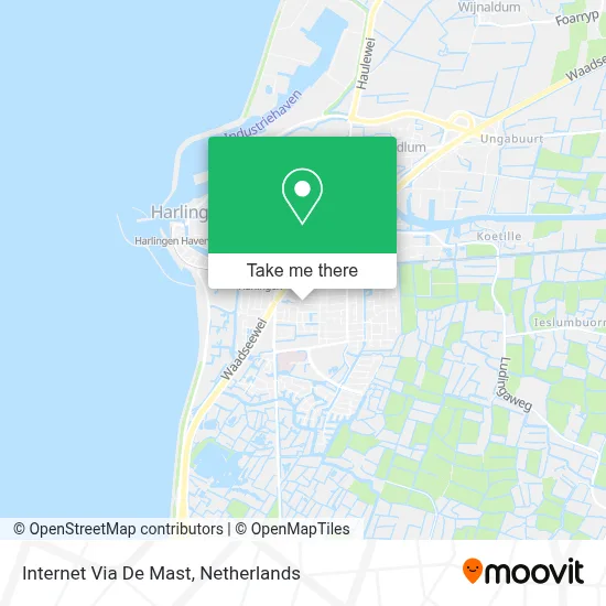 Internet Via De Mast map