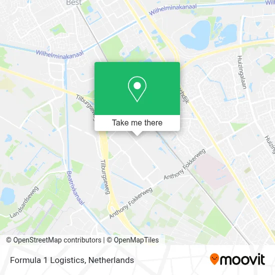 Formula 1 Logistics map