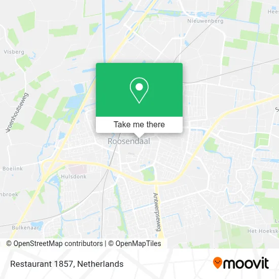 Restaurant 1857 map