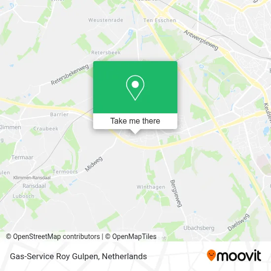 Gas-Service Roy Gulpen map