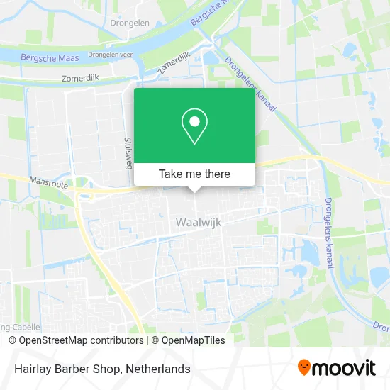 Hairlay Barber Shop map