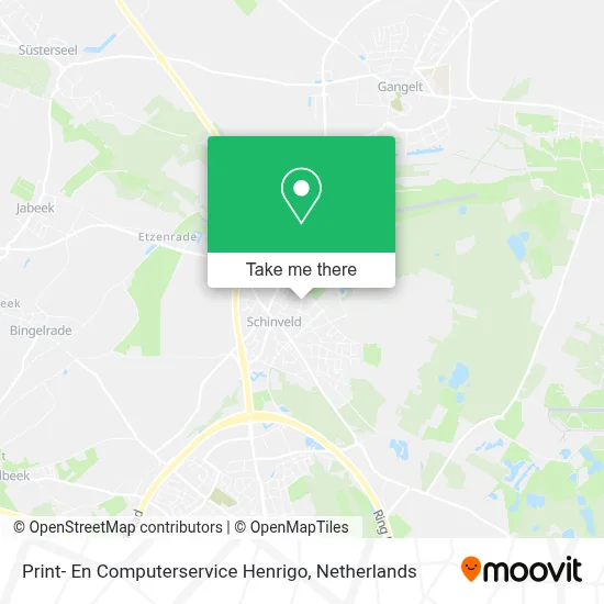 Print- En Computerservice Henrigo map
